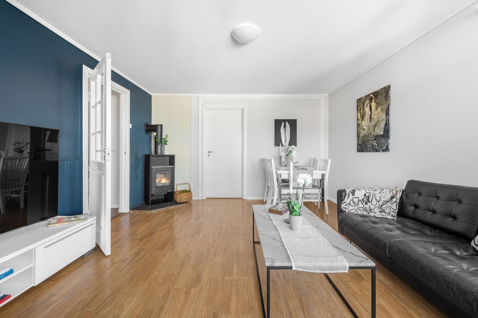 Peisovnen står for boligens oppvarming. Galleribilde