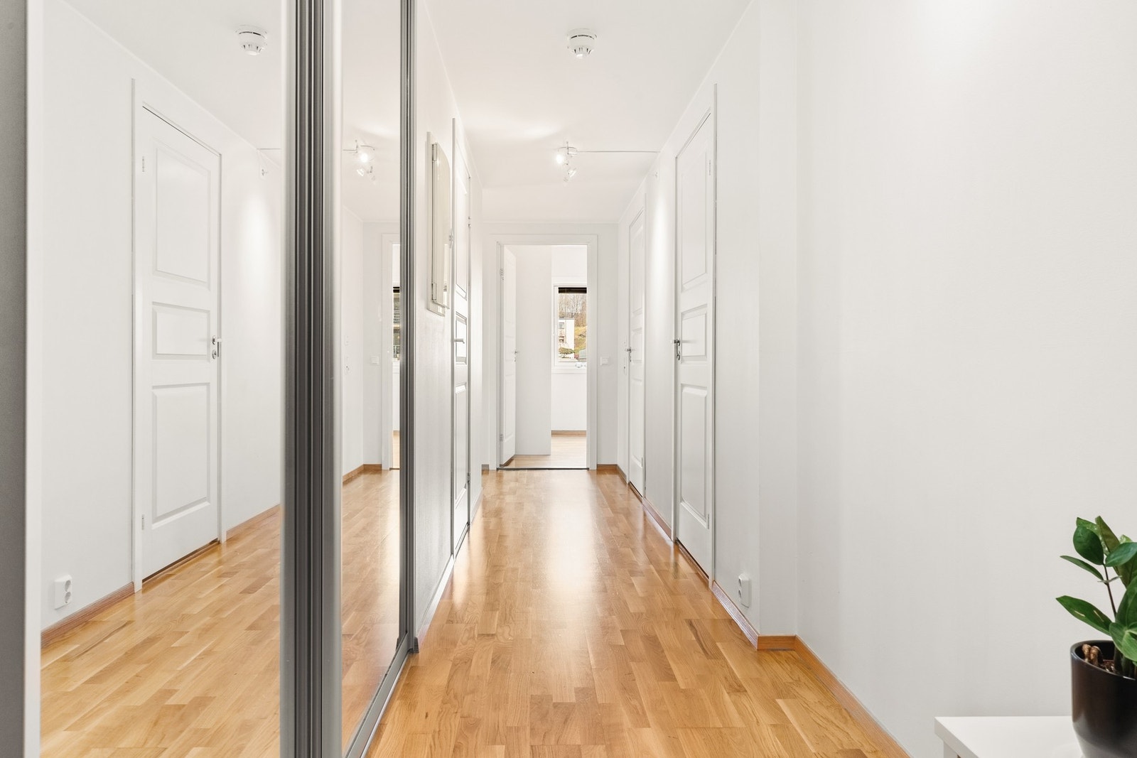 Her er det god plass til å henge fra seg yttertøy og legge fra seg skotøy. Galleribilde