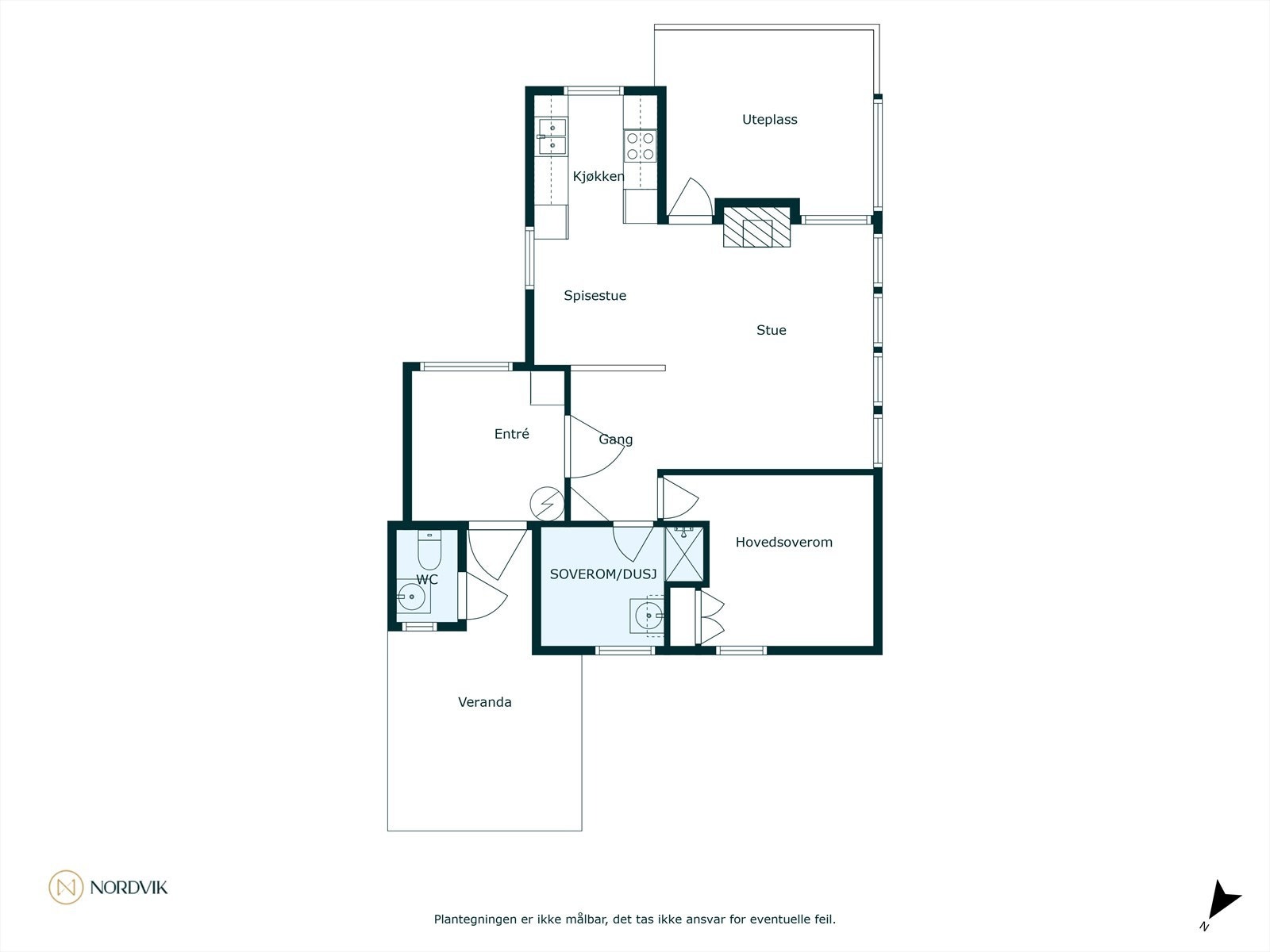 Plantegning Galleribilde