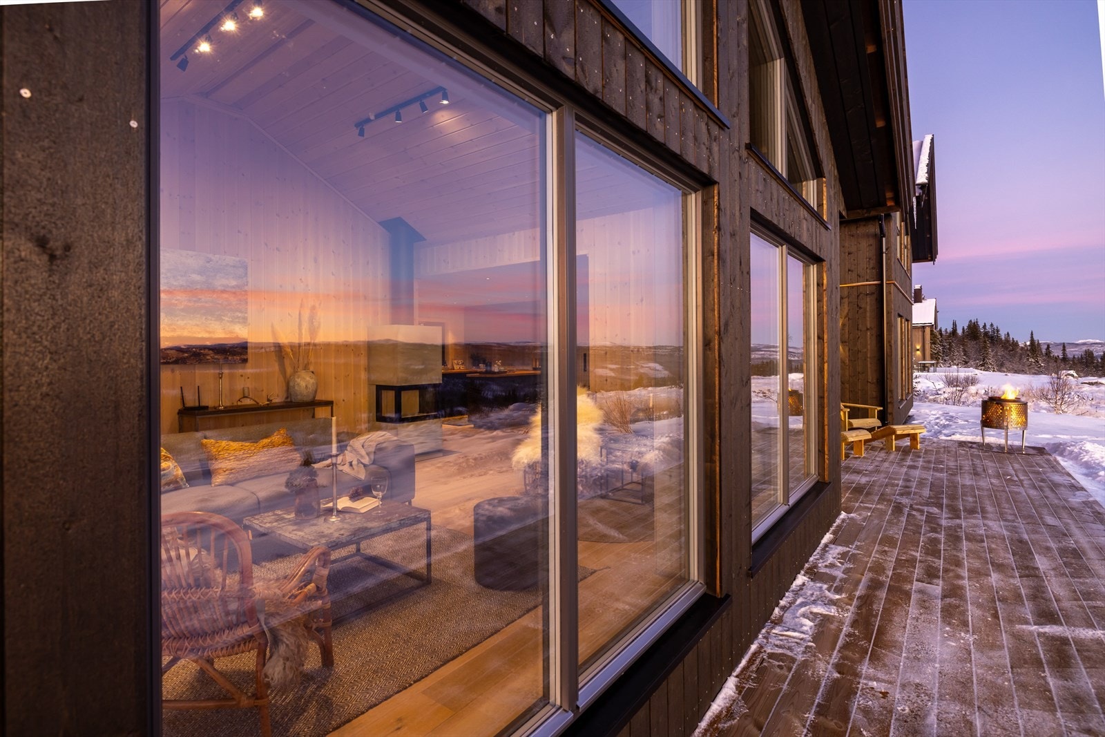 Varme og fine farger Galleribilde