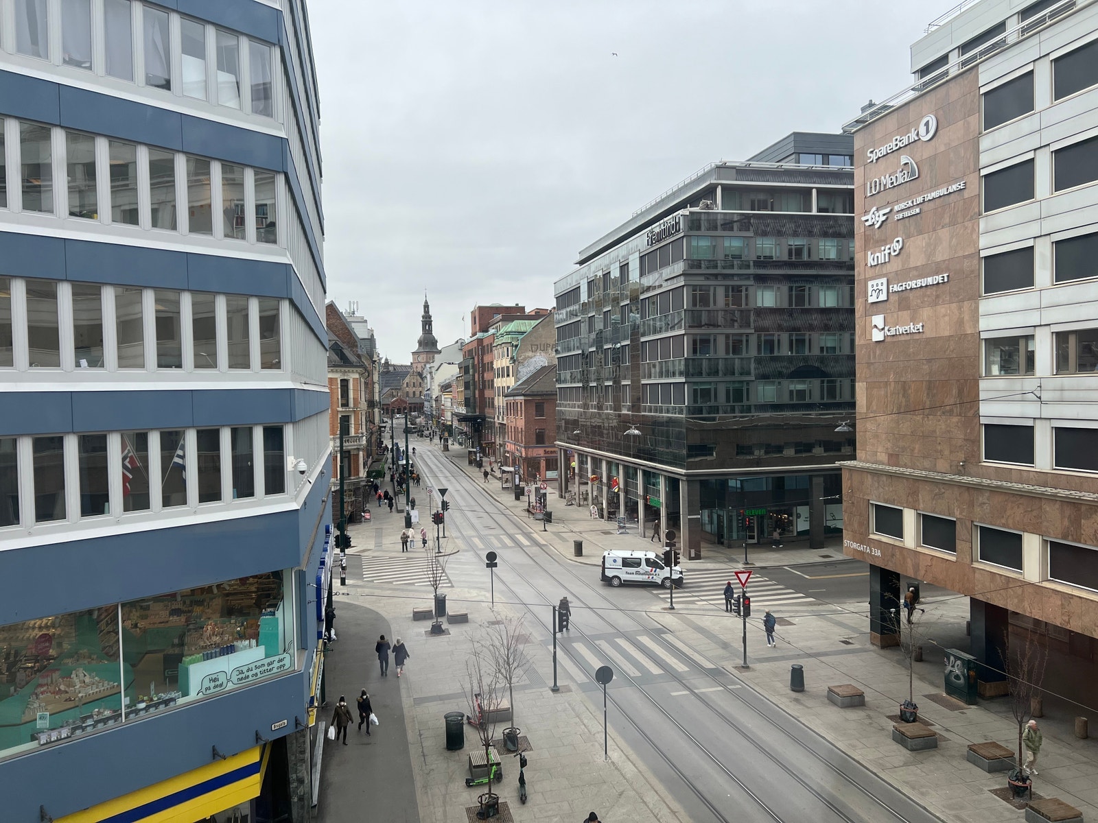 Utsikt fra hjørnekontor 411 Galleribilde