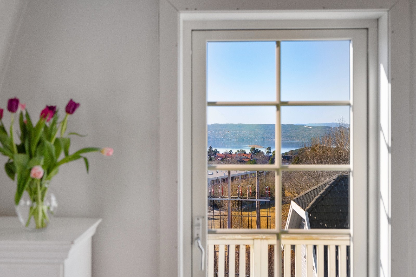 Her kan man våkne opp til fin utsikt... Galleribilde