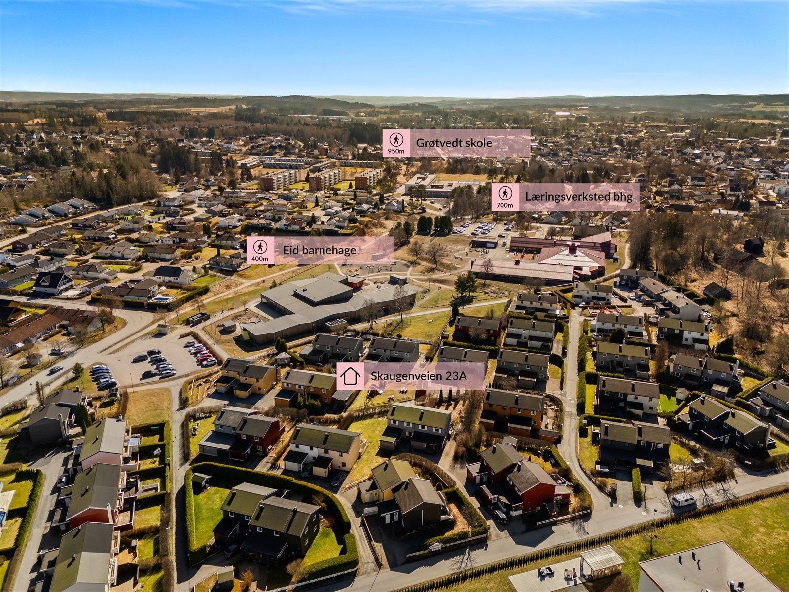 Dronefoto Galleribilde