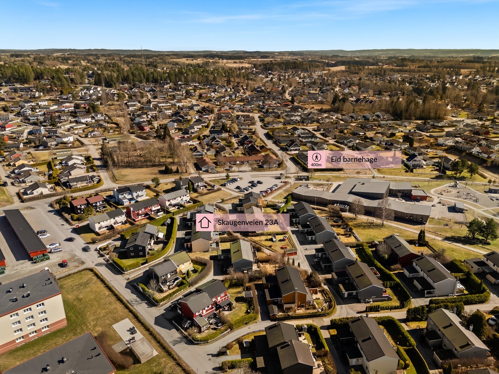 Dronefoto Galleribilde