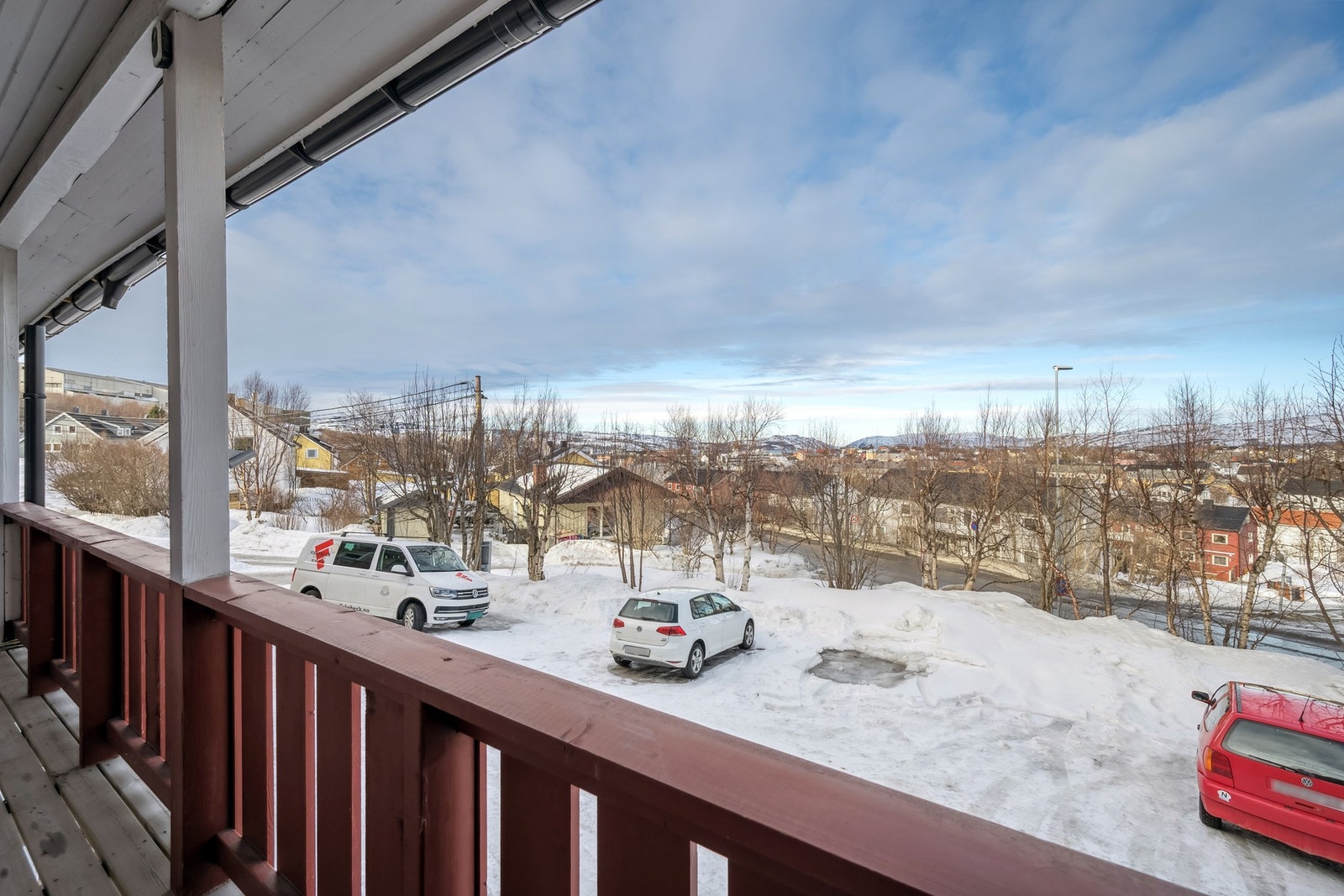 Balkong og utsikt Galleribilde