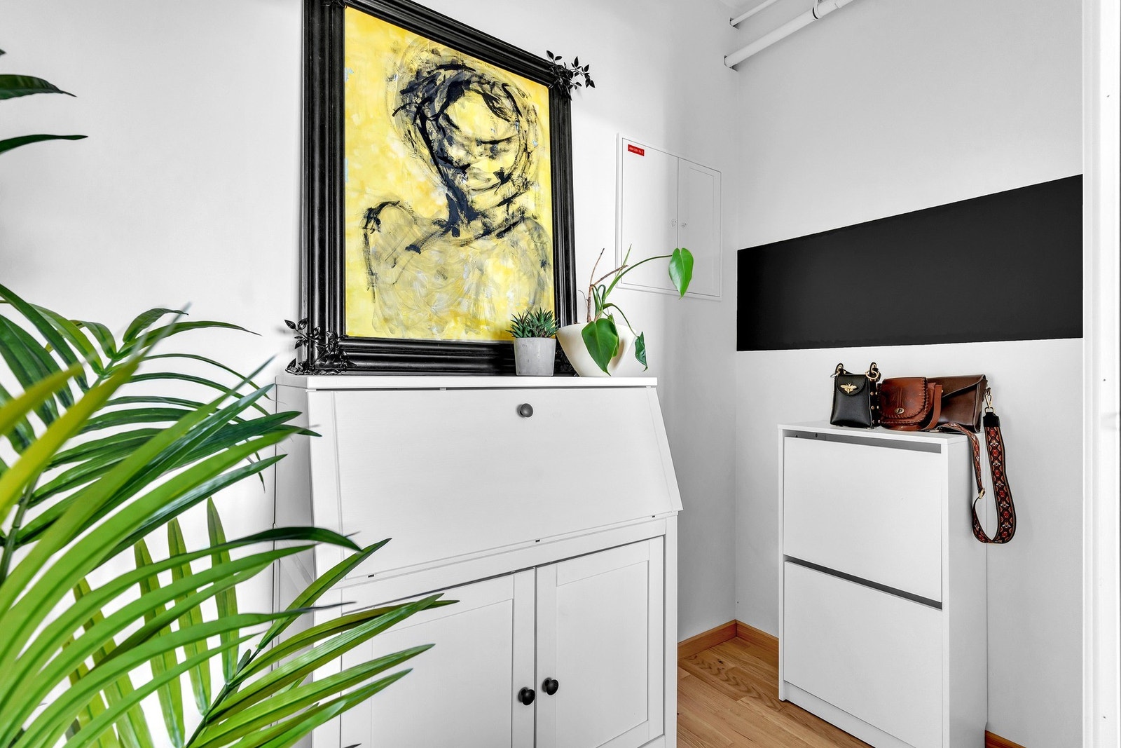 Det er god plass til å sette inn oppbevaringsmuligheter i boden. Galleribilde