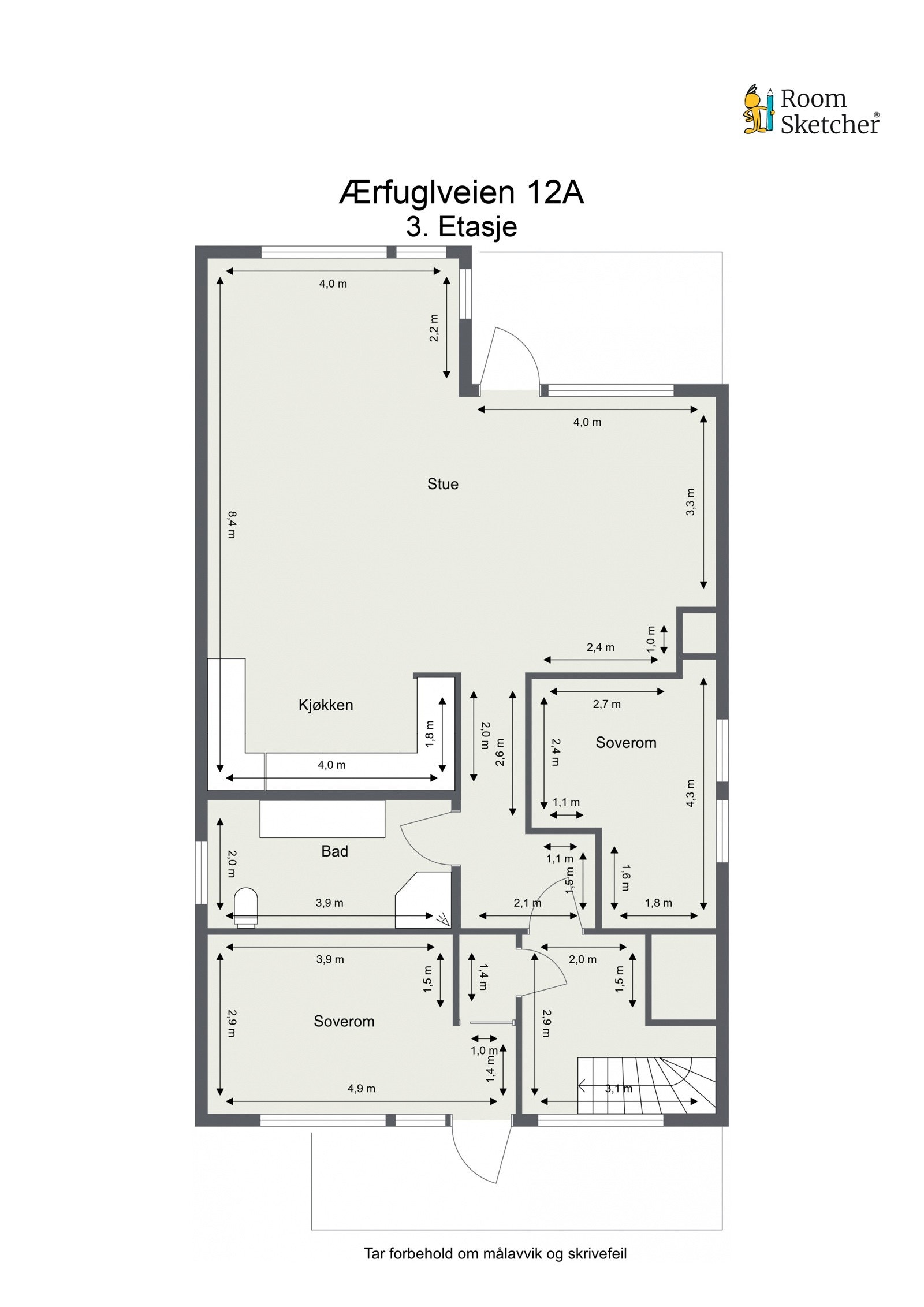 Plantegning Galleribilde