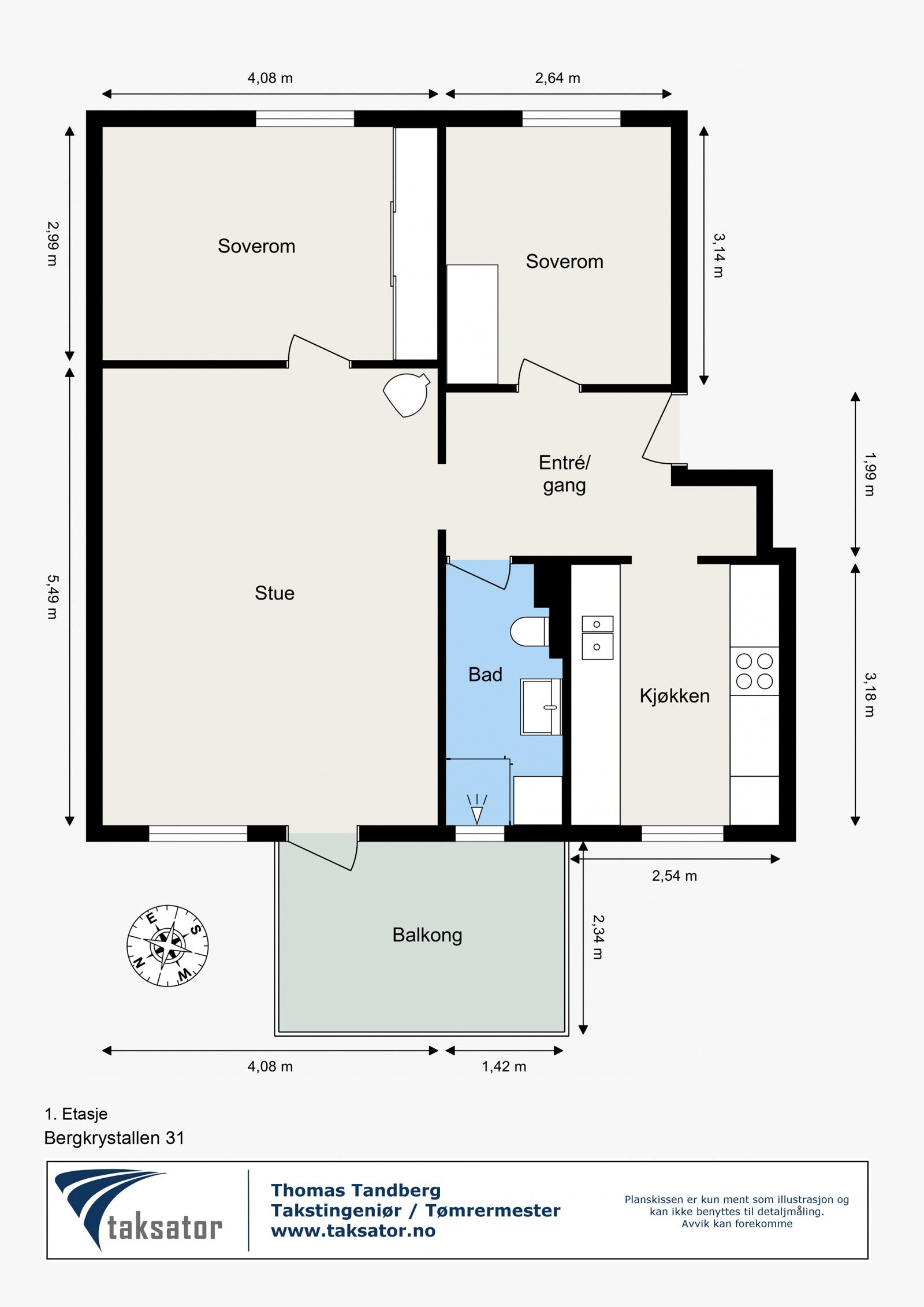 Plantegning Galleribilde