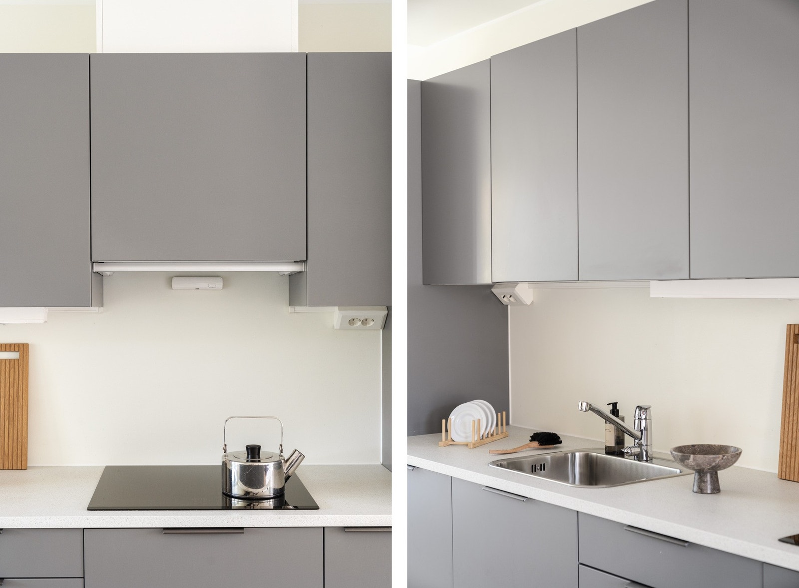 Det er gjennomgående høy kvalitet på alt av overflater og innredning. Galleribilde