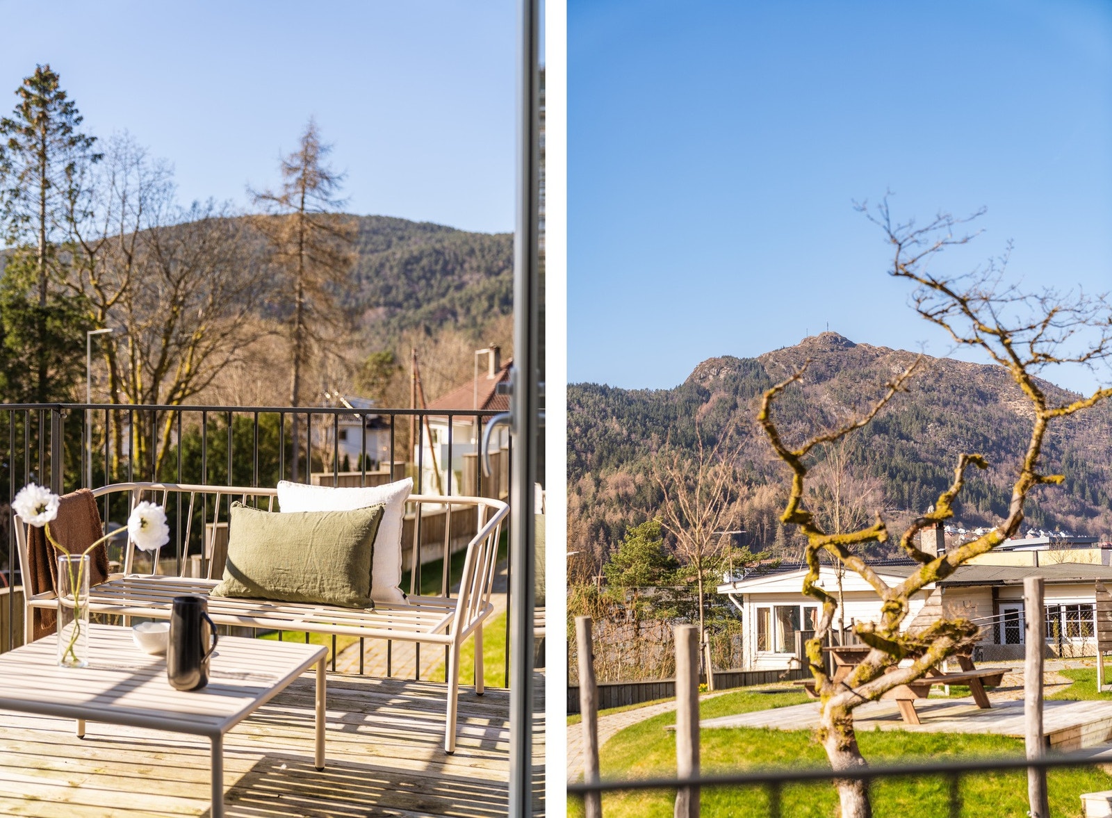 Herlig uteplass med flott utsikt. Galleribilde