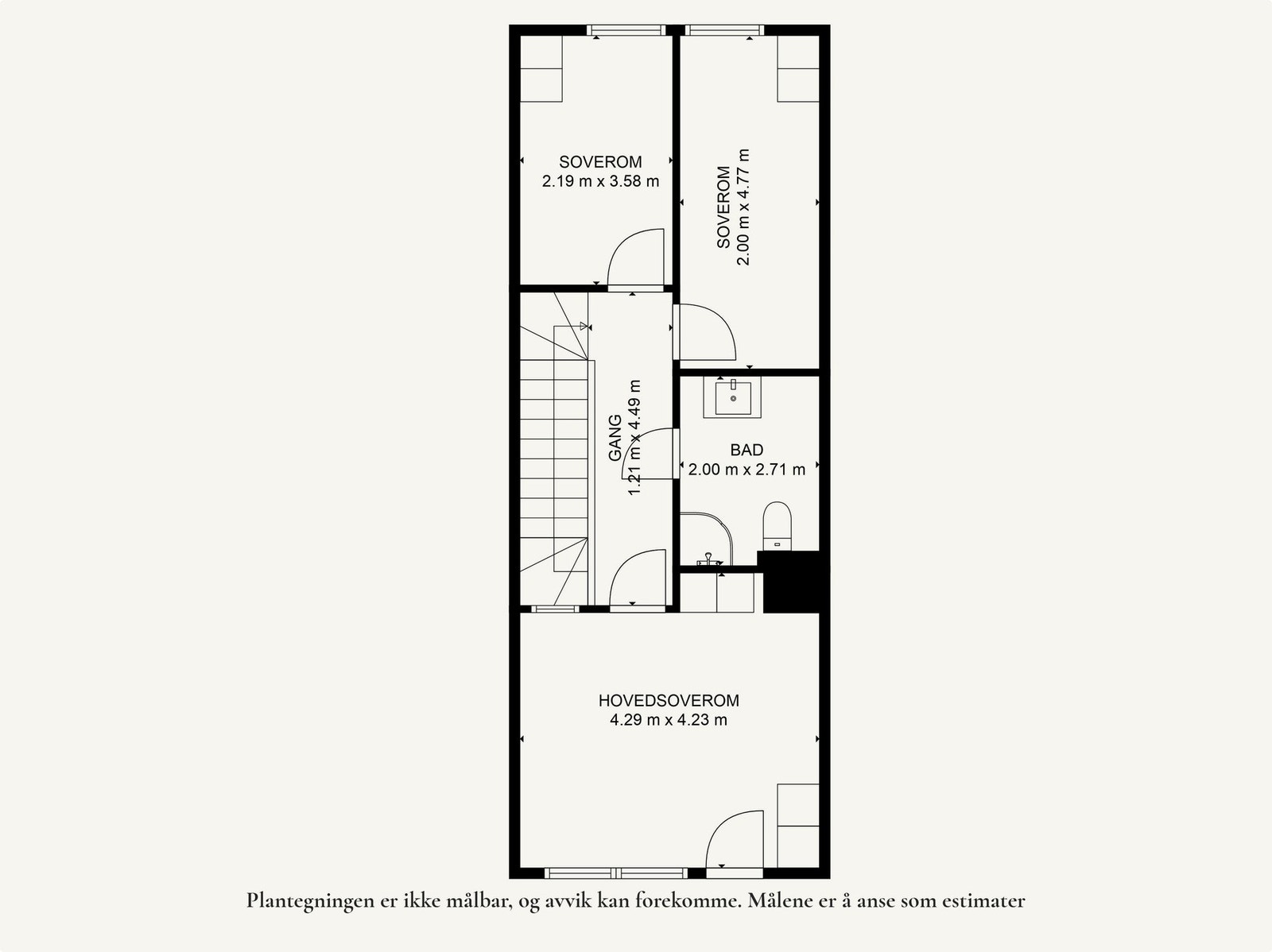 Plantegning 3.etasje Galleribilde