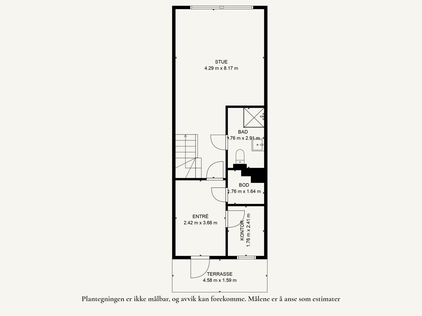 Plantegning 1.etasje. Galleribilde