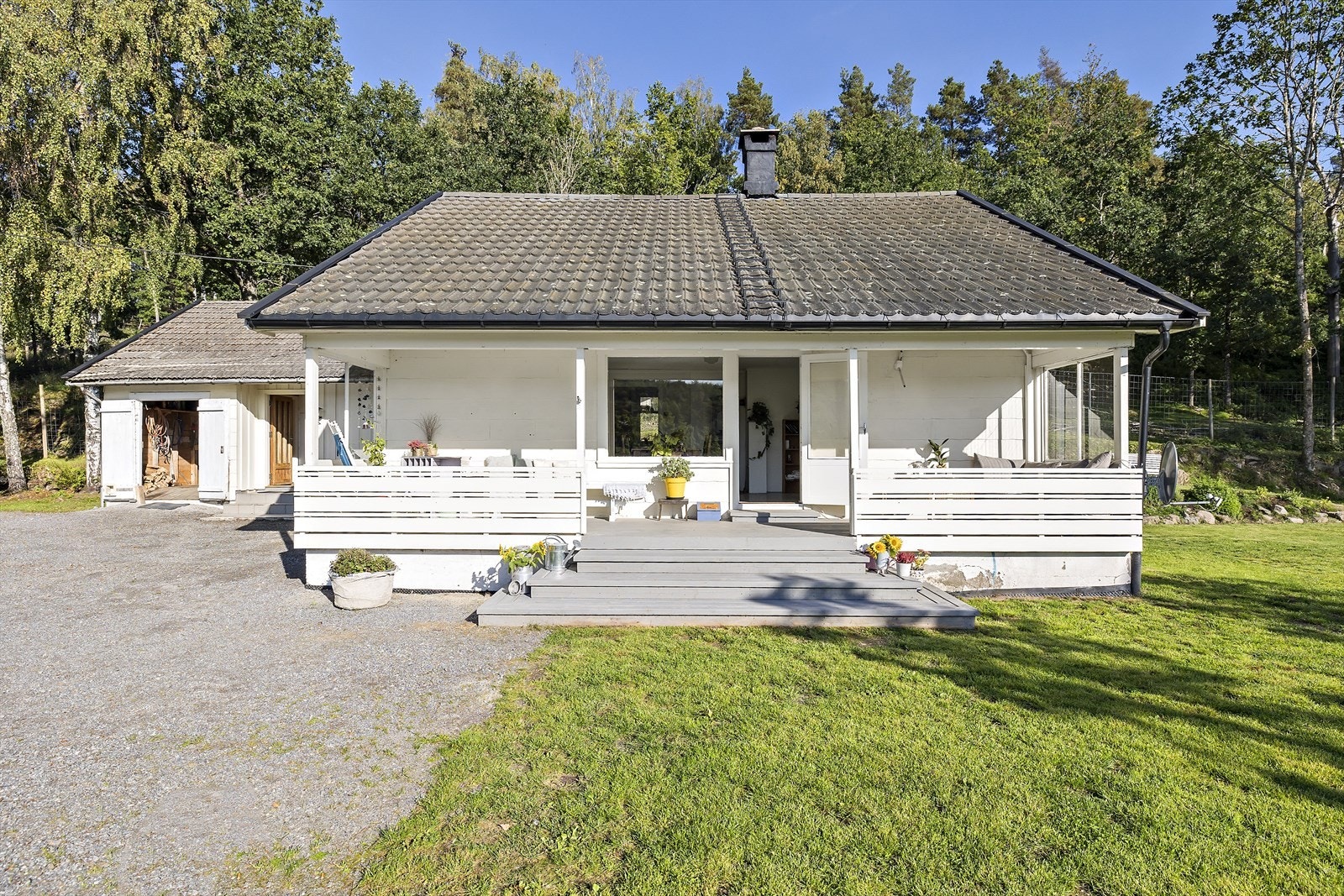 Eiendommen har behov for renovering. Galleribilde