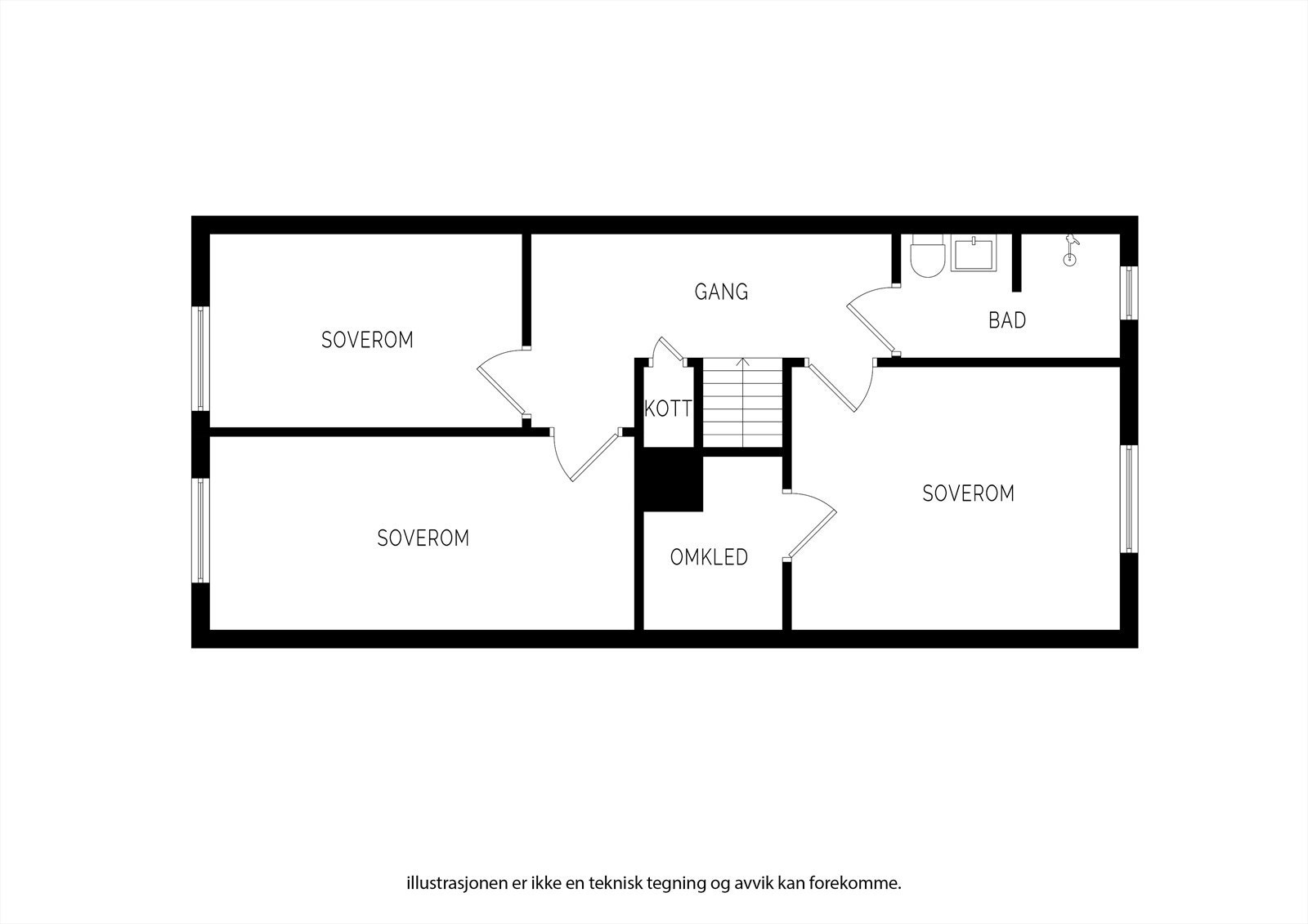 Planskisse 2. Etasje Galleribilde