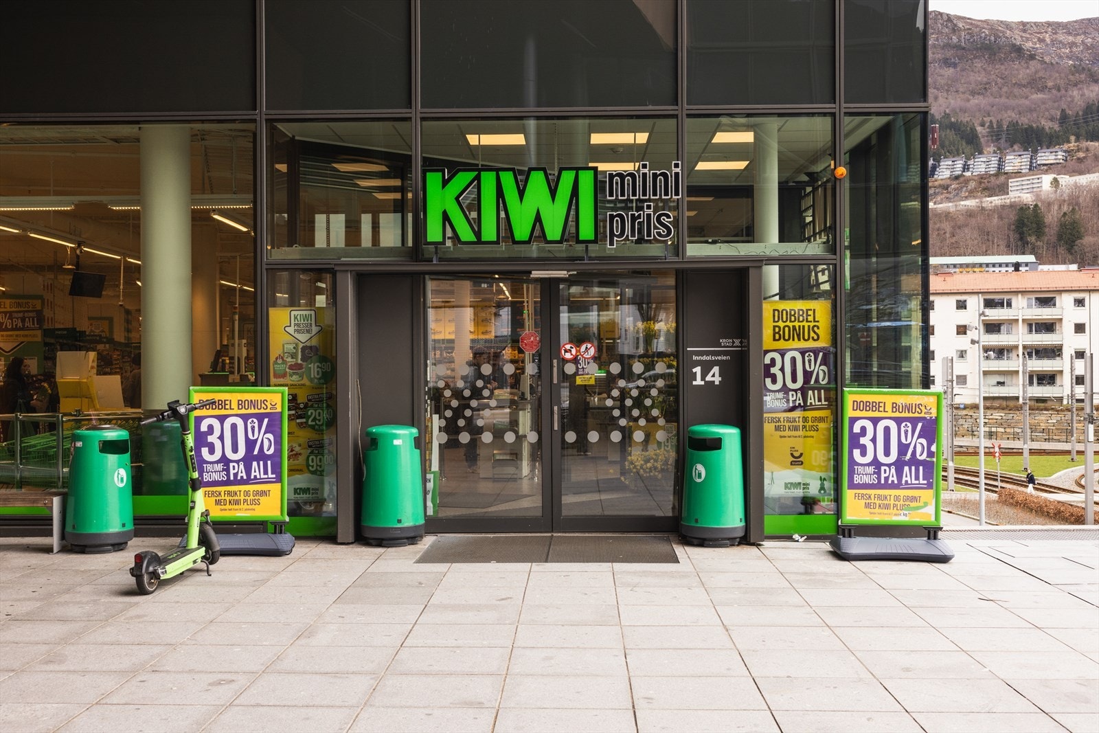 - Med KIWI kun to minutters gange unna blir hverdagshandlingen enkel - Galleribilde