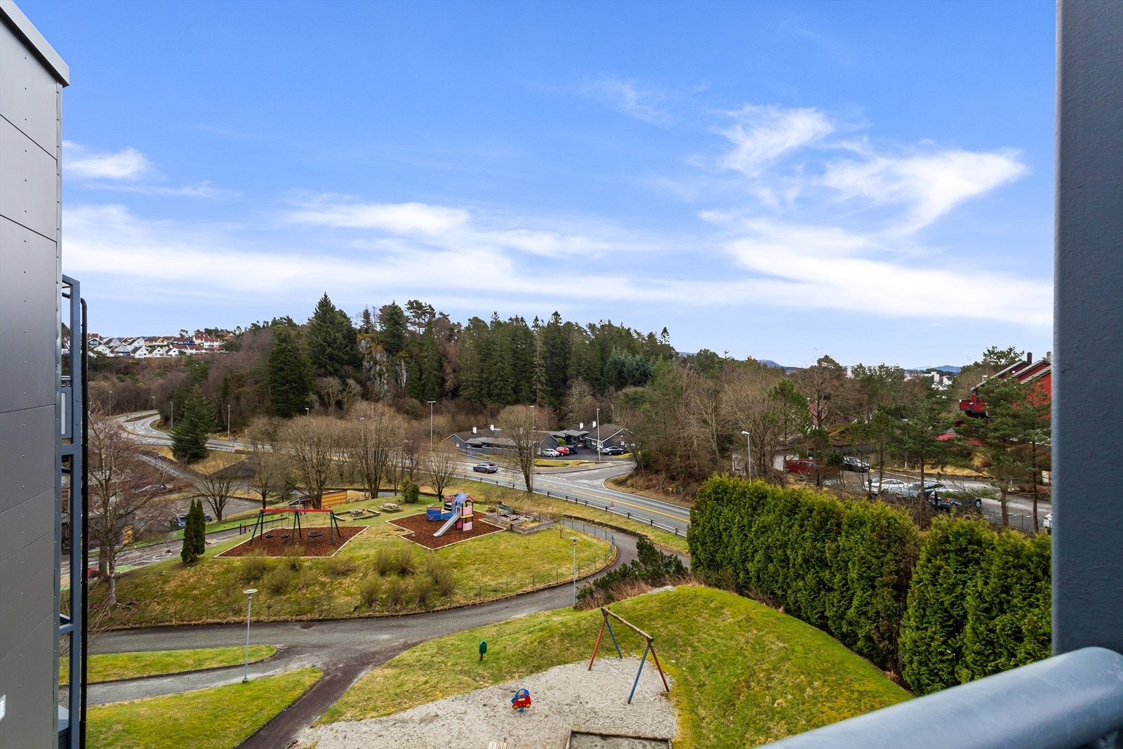 Utsikt fra balkongen. Galleribilde