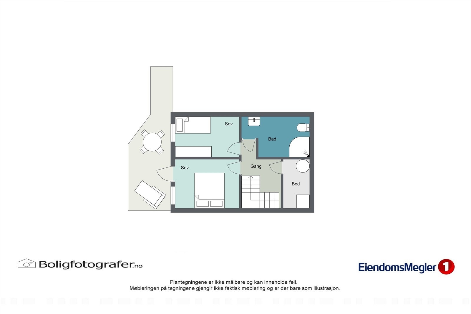 Planløsning underetasje. Galleribilde