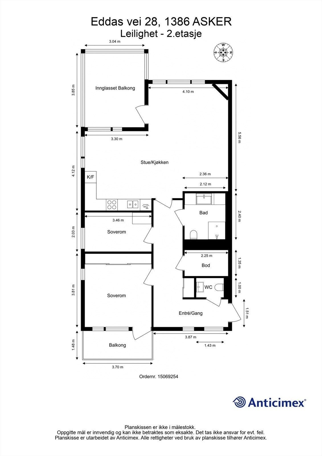 Plantegning Galleribilde