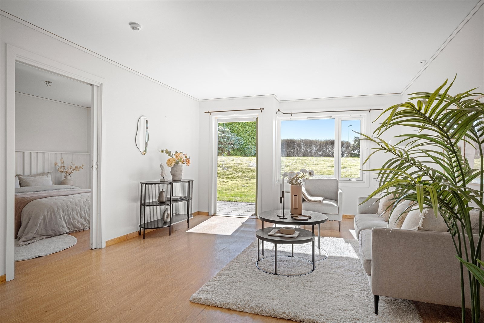 Sandalskollen Borettslag består av tre fløyer med til sammen 37 leiligheter i lavblokk Galleribilde