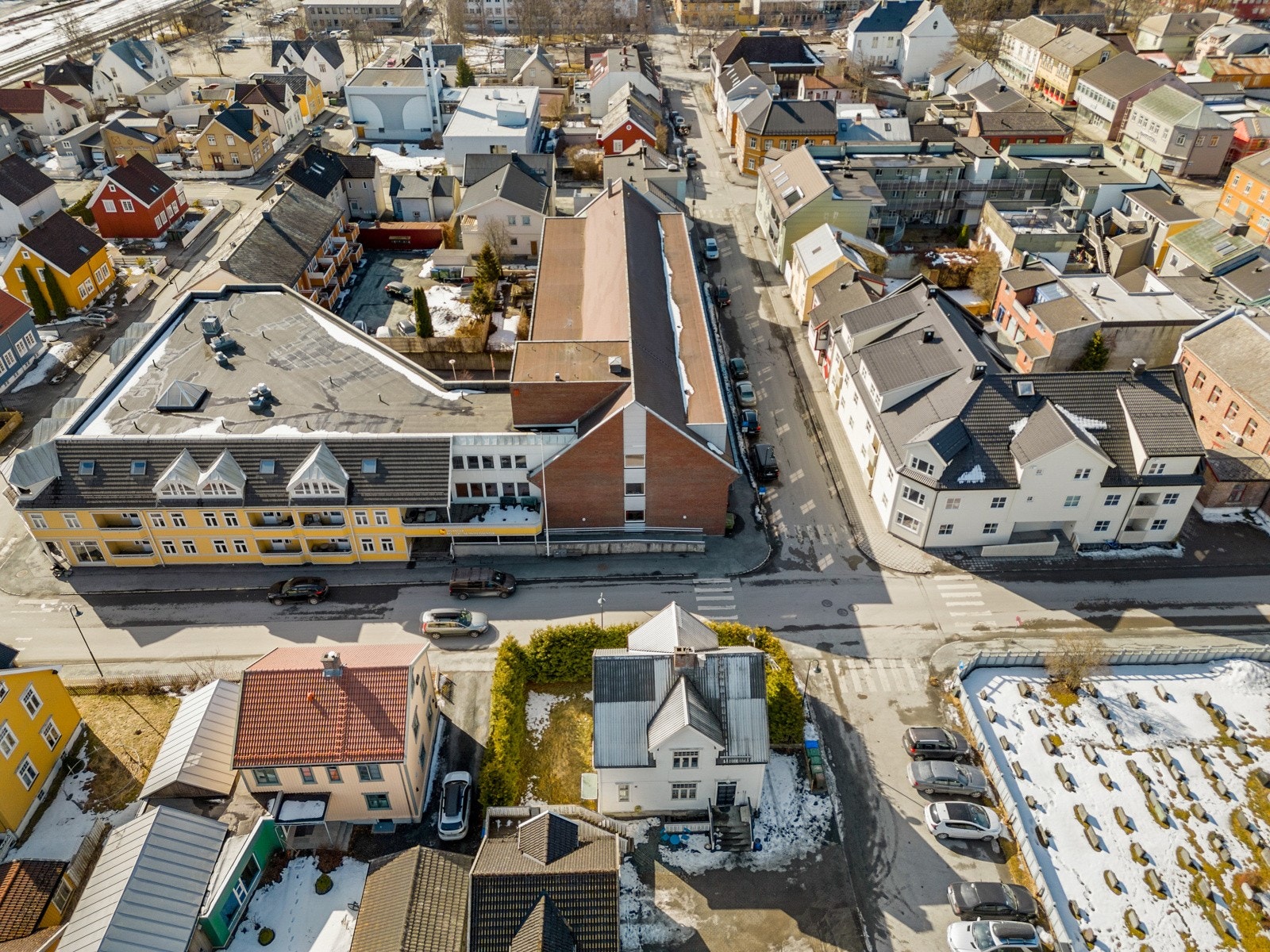 Dronefoto Galleribilde