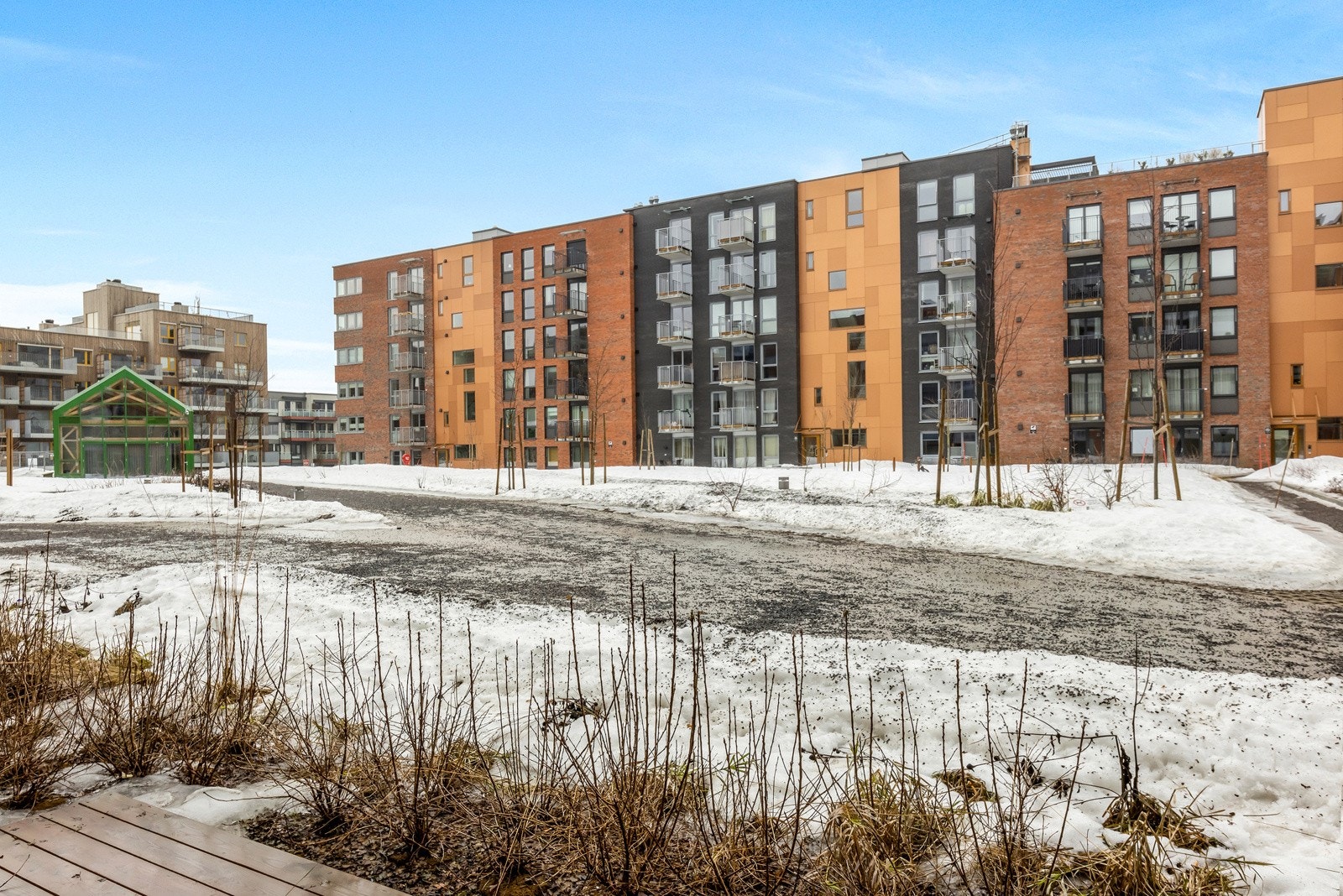 Herfra er det kort gangavstand til barnehager, skoler, kollektiv, butikker og kjøpersenter Galleribilde