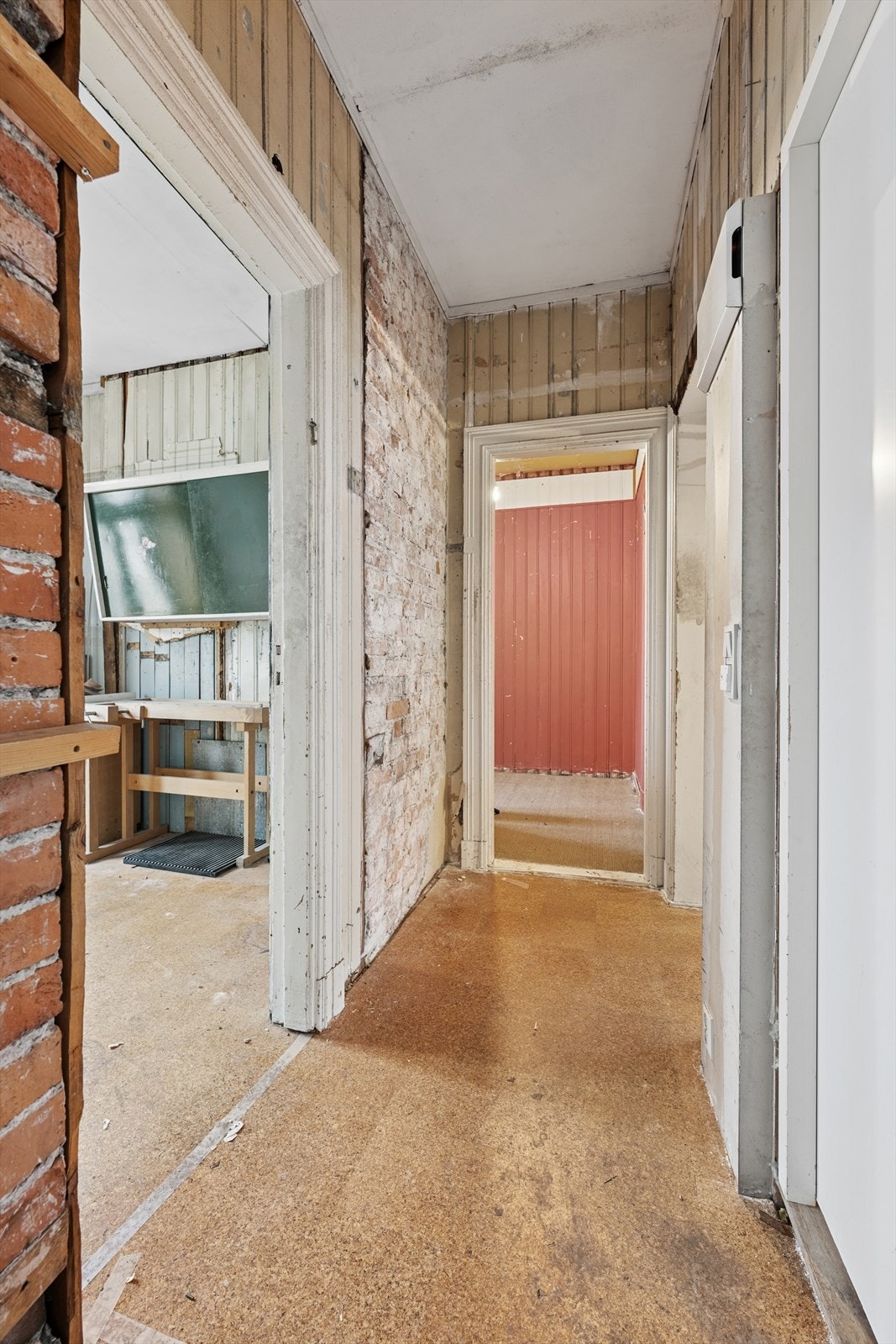 Bilde av gang med adkomst til soverom og bad. Galleribilde