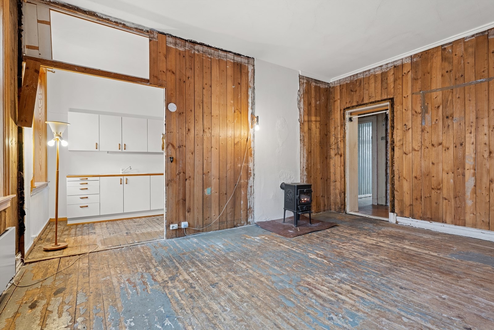 Leiligheten er et renoveringsprosjekt. Galleribilde