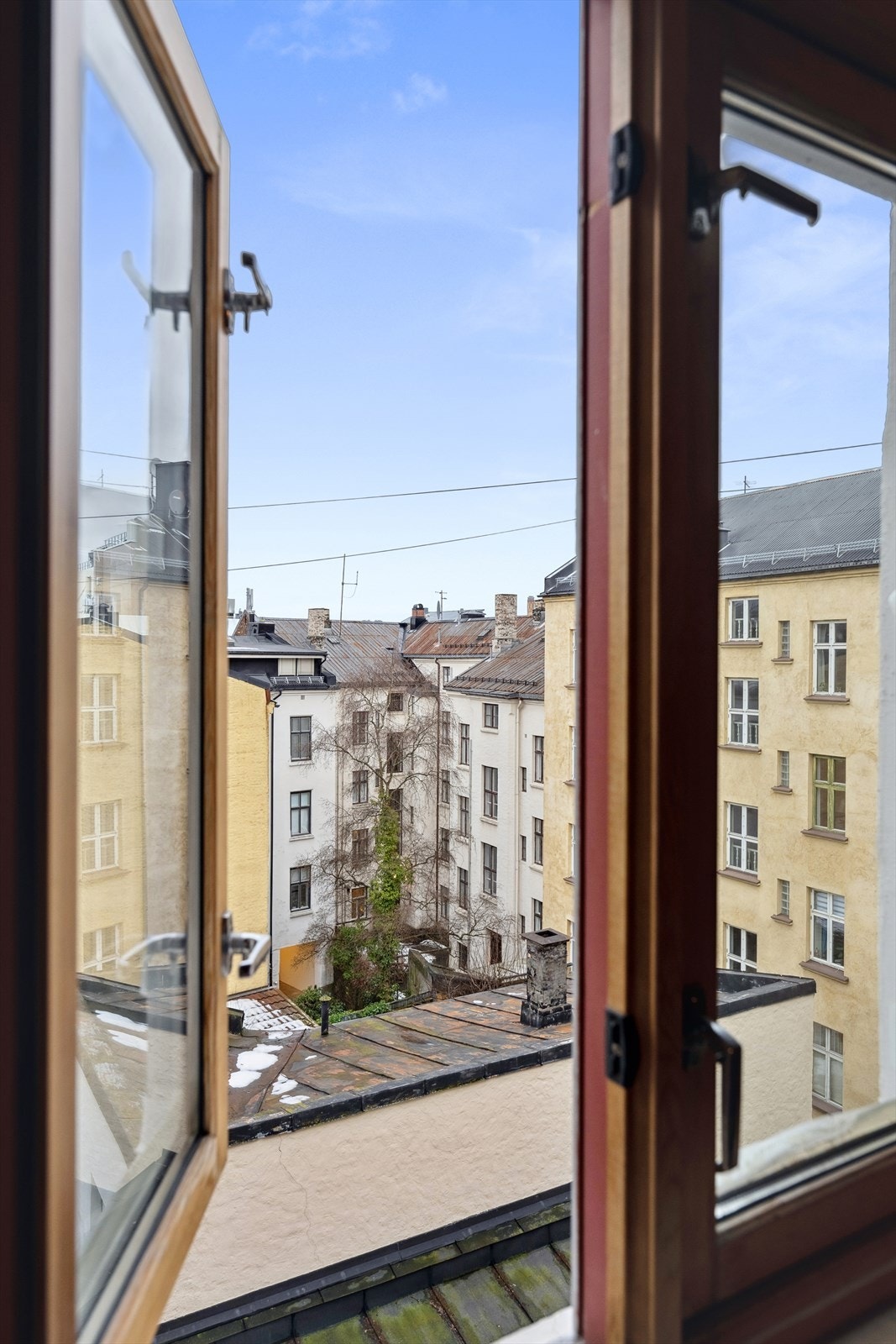 Utsikten fra soverommet. Galleribilde