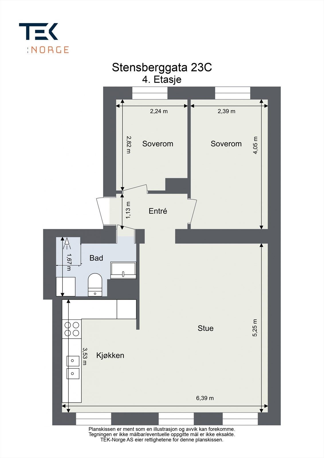 Plantegning. Galleribilde