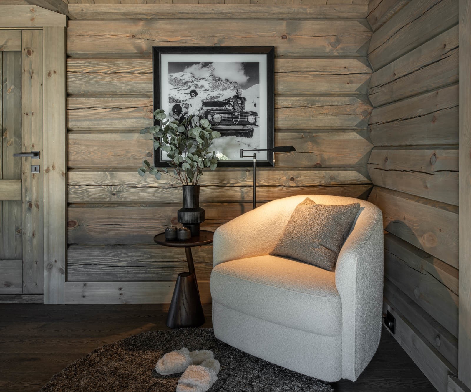 Bilde av lik hytte på en annen tomt på Laftestølen. Avvik vil forekomme