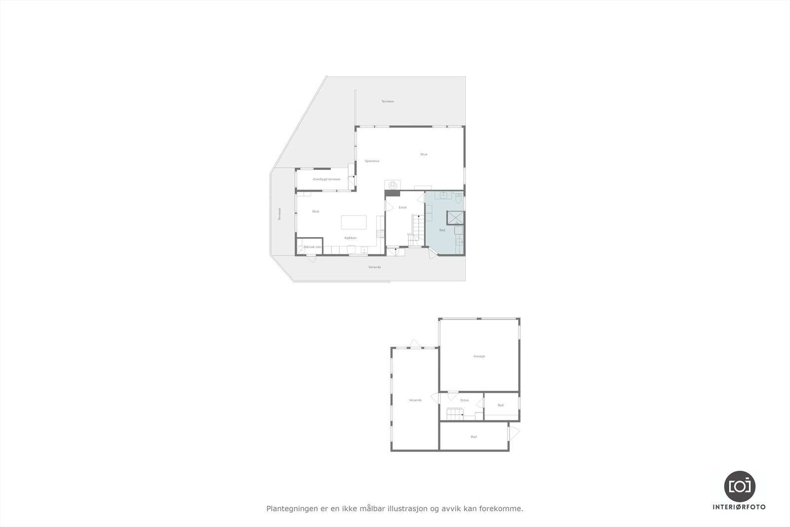 Plantegning Galleribilde