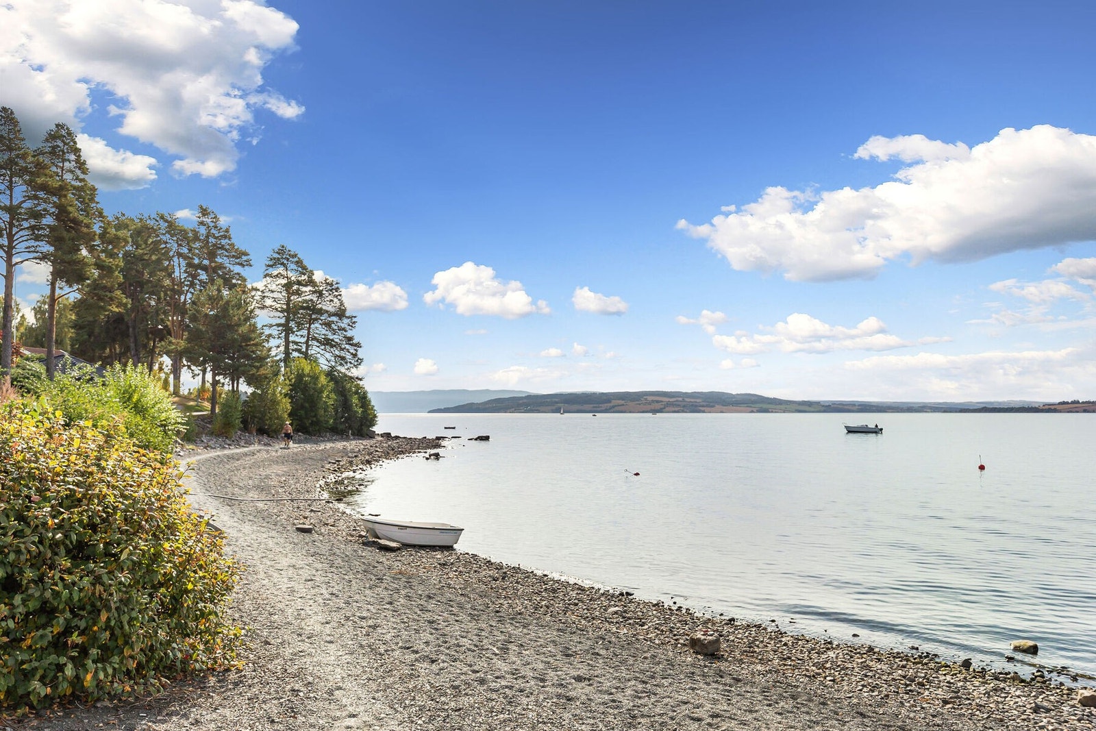 Nydelige turstier i området, enten du ønsker en tur langs Mjøsa eller i Furuberget Galleribilde