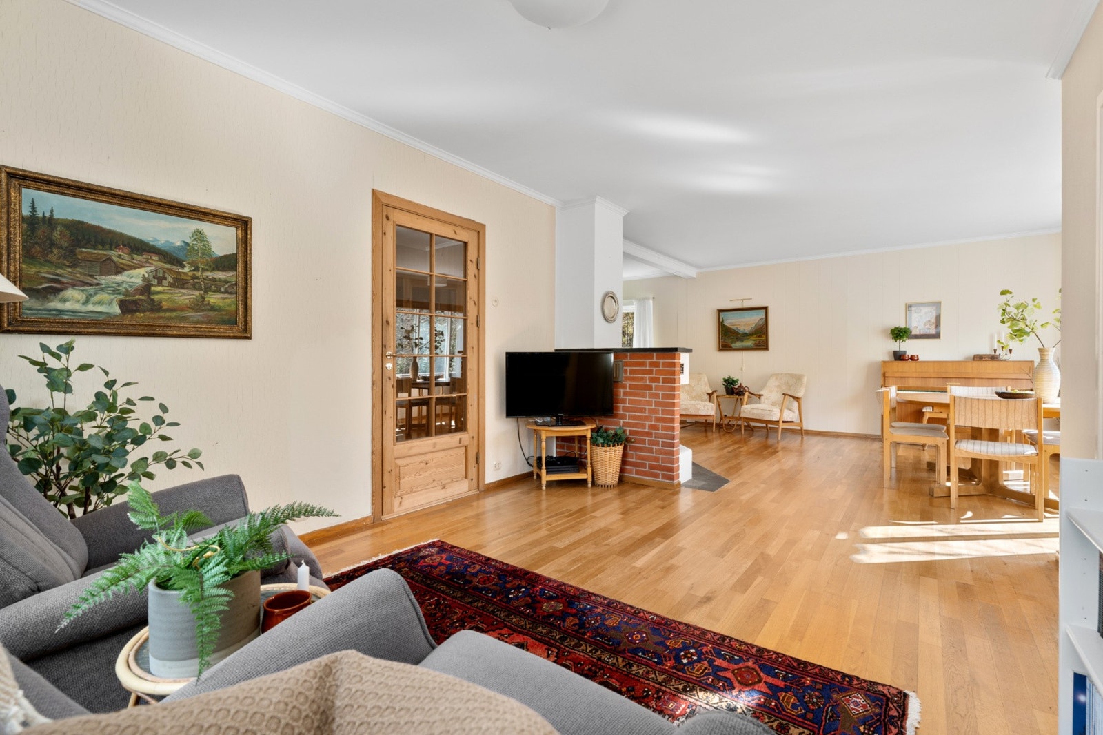 Parkett på stuegulvene Galleribilde