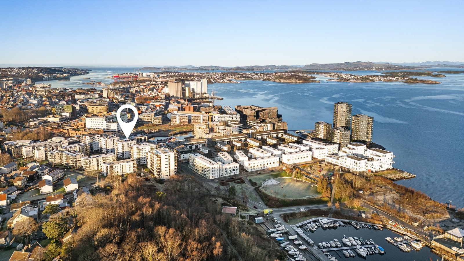 Oversiktsbilde av Østre bydel. Galleribilde