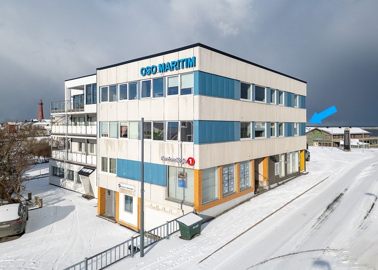 Selveier leiligheten ligger midt i sentrum på Andenes med fin utsikt. Galleribilde