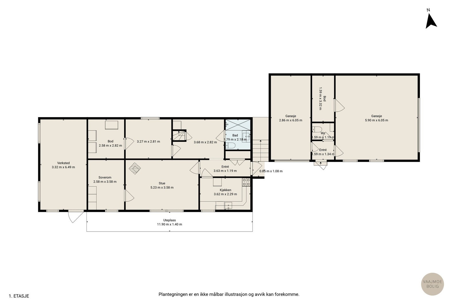 Plantegning 1 Galleribilde