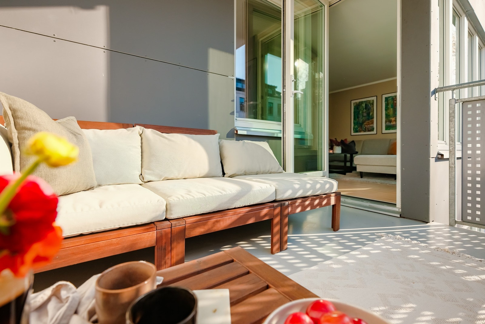 Vinduer og balkongdør er fra 2023. Galleribilde