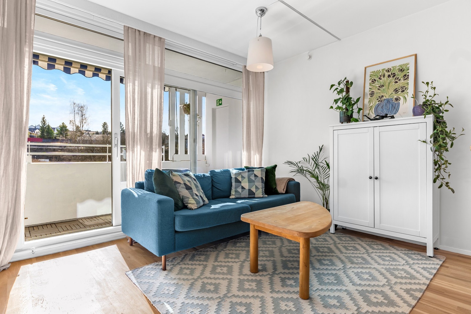 Fra stuen har du utgang til en fin balkong på ca. 7,5 m². Galleribilde