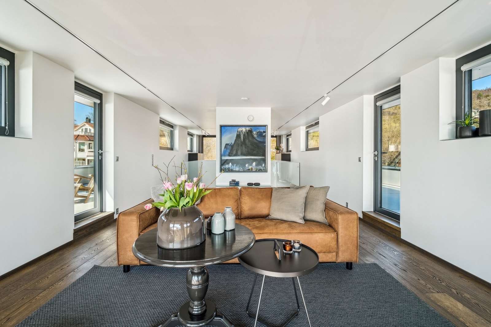 Loftstuen er perfekt hvis man ønsker å trekke seg tilbake for litt egentid med en god bok eller film. Galleribilde