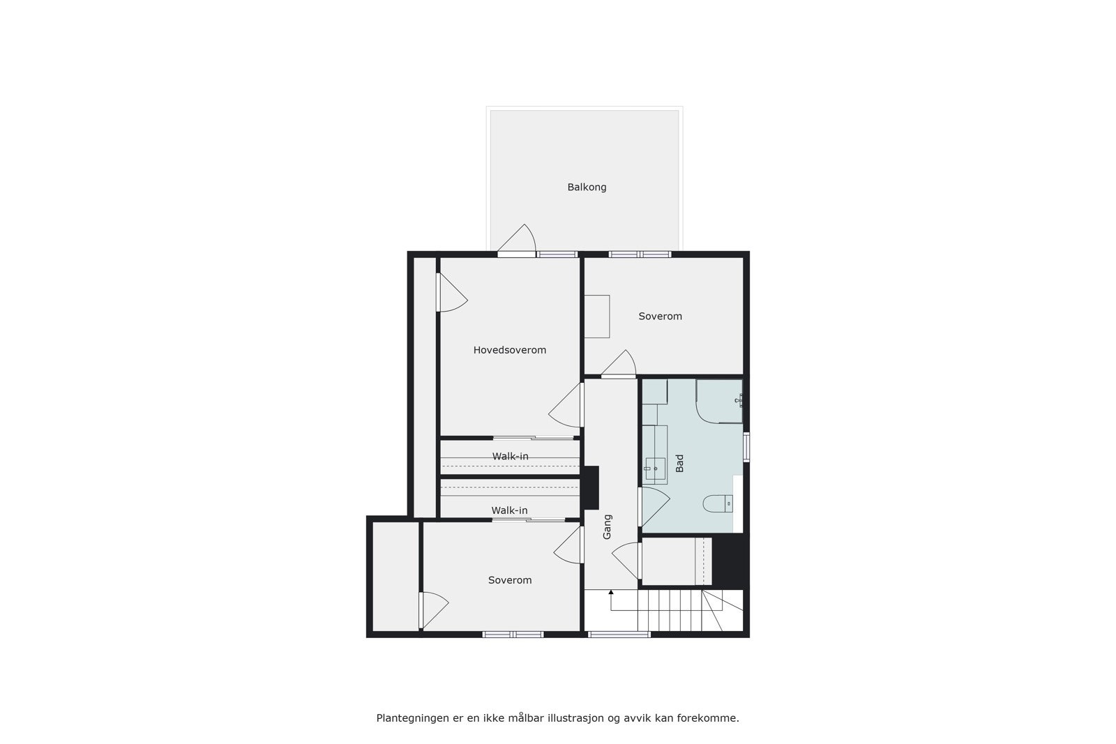 Plantegning av 2. etg. Galleribilde