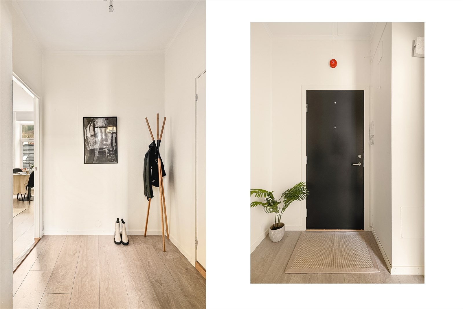 Elektrisk dørtelefon gjør det enkelt å slippe venner og familie inn. Galleribilde