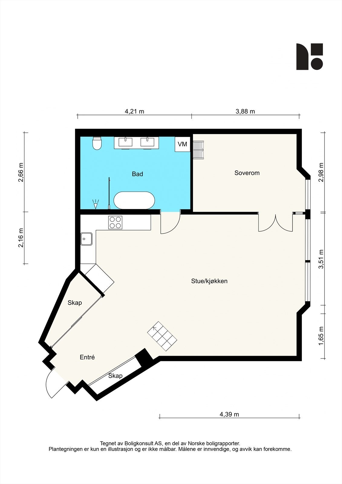 Plantegning - 5. Etasje Galleribilde