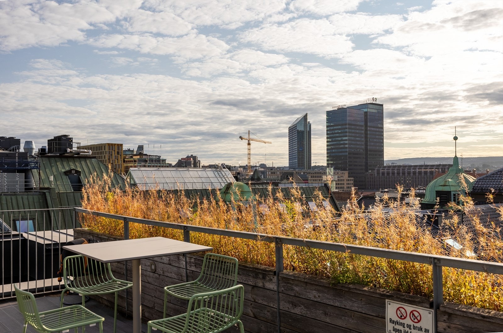Adgangen til terrassene er reservert beboerne og respektive gjester Galleribilde