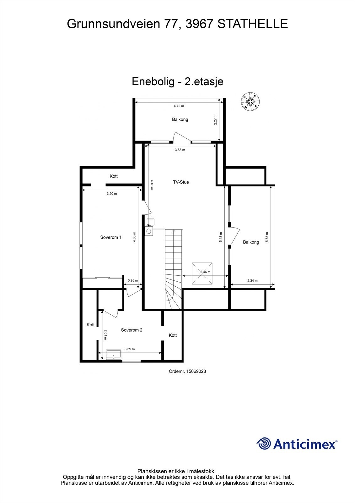 Plantegning - 2. etasje Galleribilde