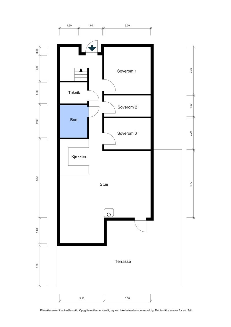 Plantegning Galleribilde