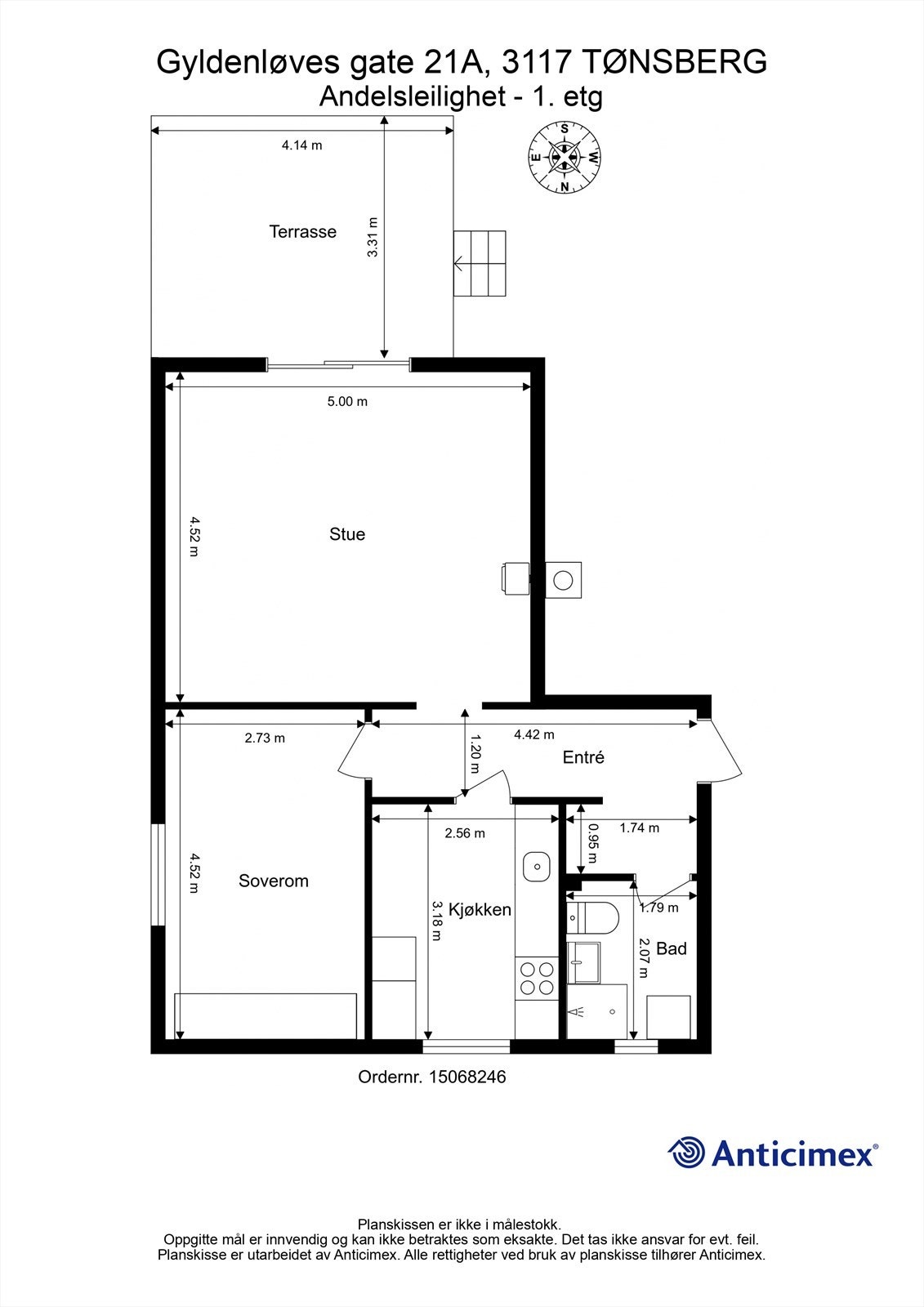 Plantegning Galleribilde