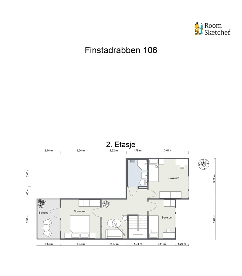 Plantegning Galleribilde