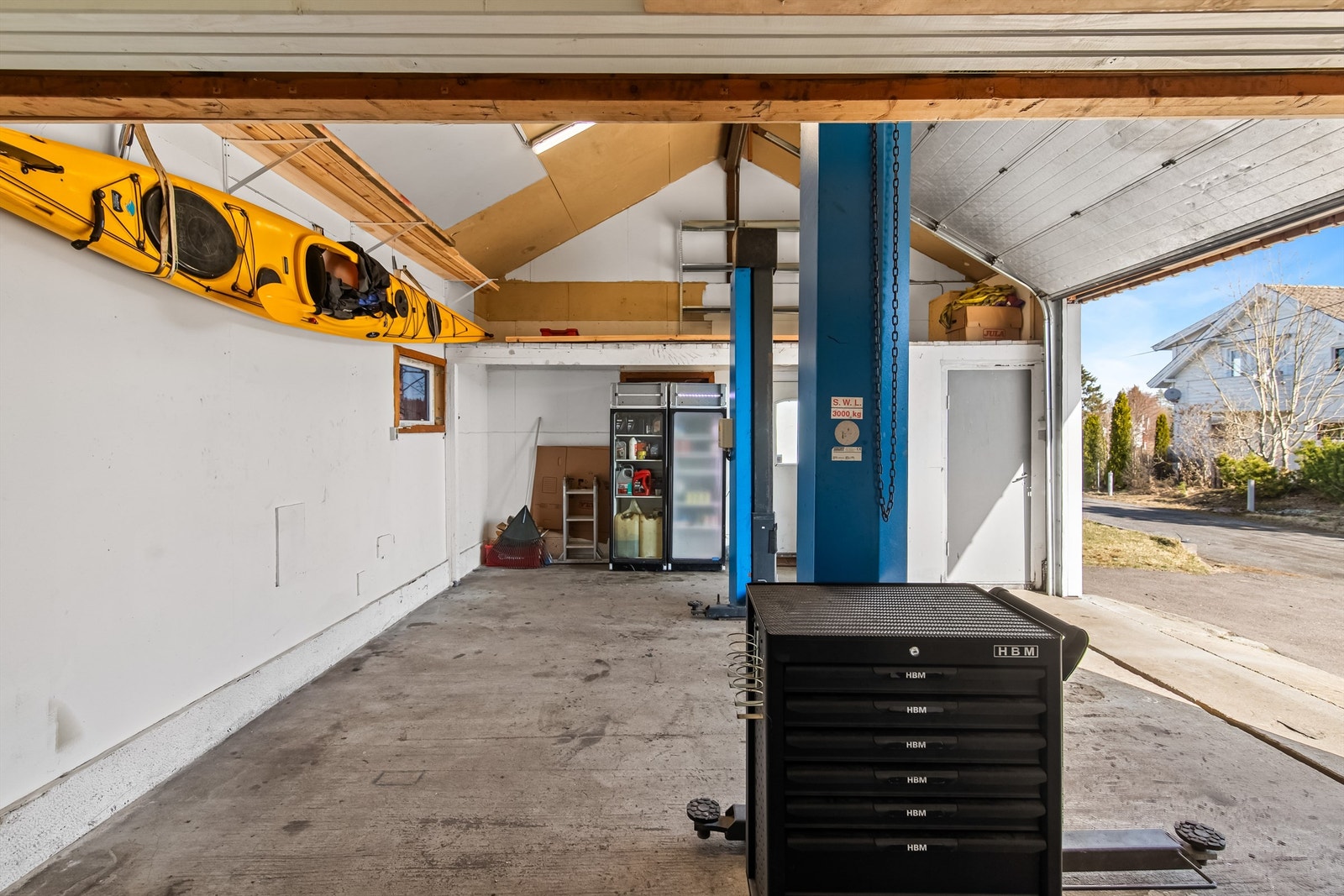 Lagring også på garasjeloft Galleribilde