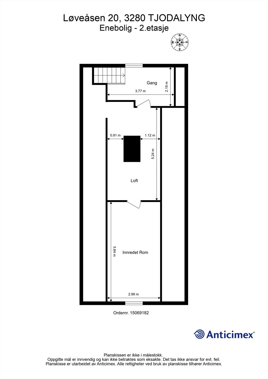 Plantegning 2 etg Galleribilde