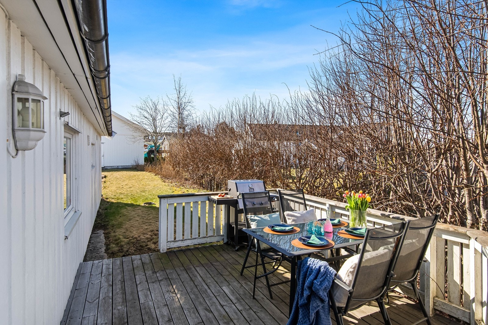 Terrasse med direkte adkomst fra stuen Galleribilde